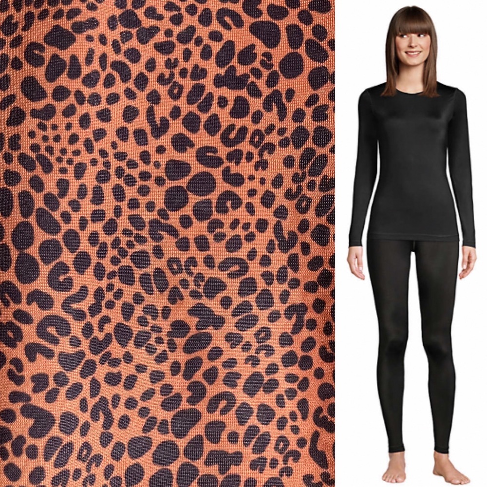 LEOPARD PRINT Thermaskin Long Underwear